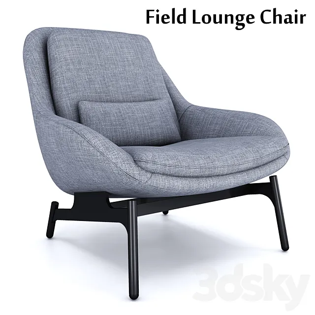 Field Lounge Chair 3ds Max