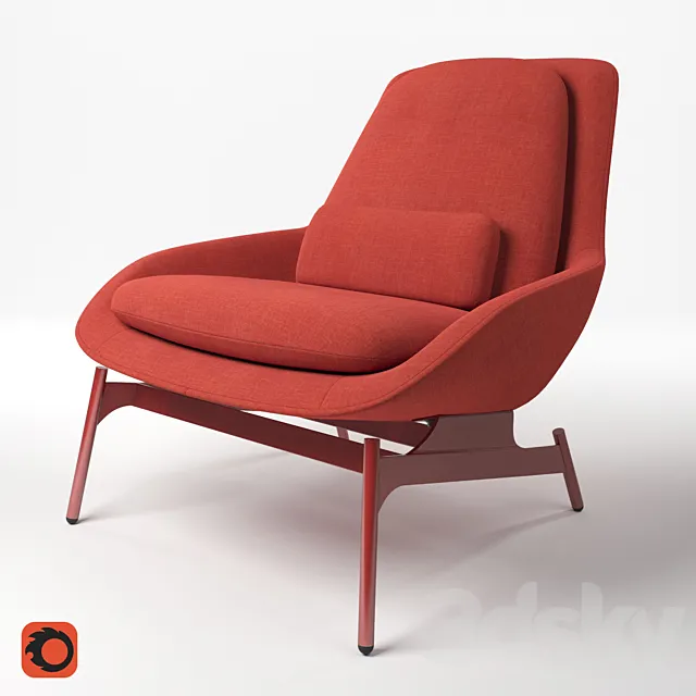 Field Lounge Chair 3DS Max Model