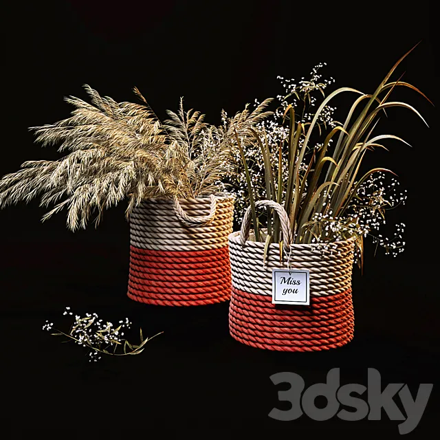 Field plants set 3DSMax File