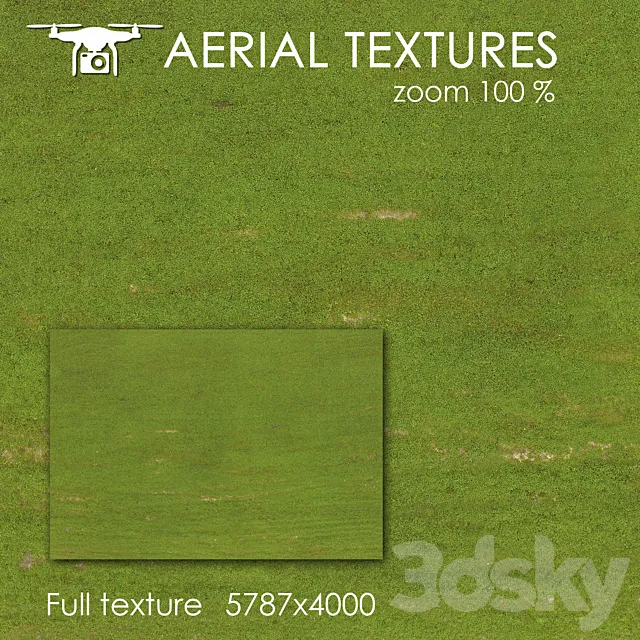 Field with grass 128 3ds Max