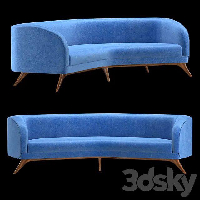 Fifth Avenue Wide Angle Sofa 3DSMax File