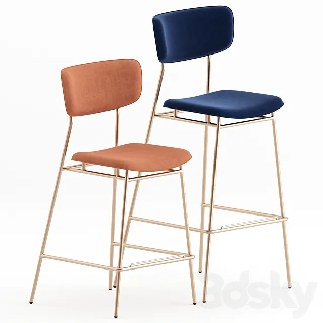 Fifties Stool by Calligaris 3ds Max