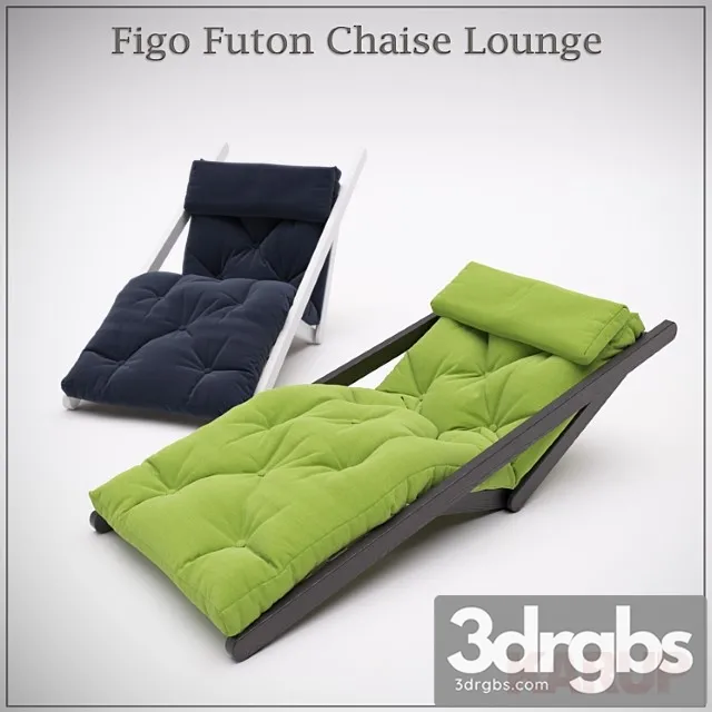 Figo Futon Chaise Lounge 3dsmax Download