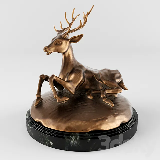 Figurine Deer 3DSMax File