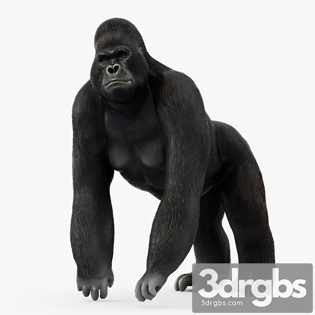 Figurine gorilla 3dsmax Download