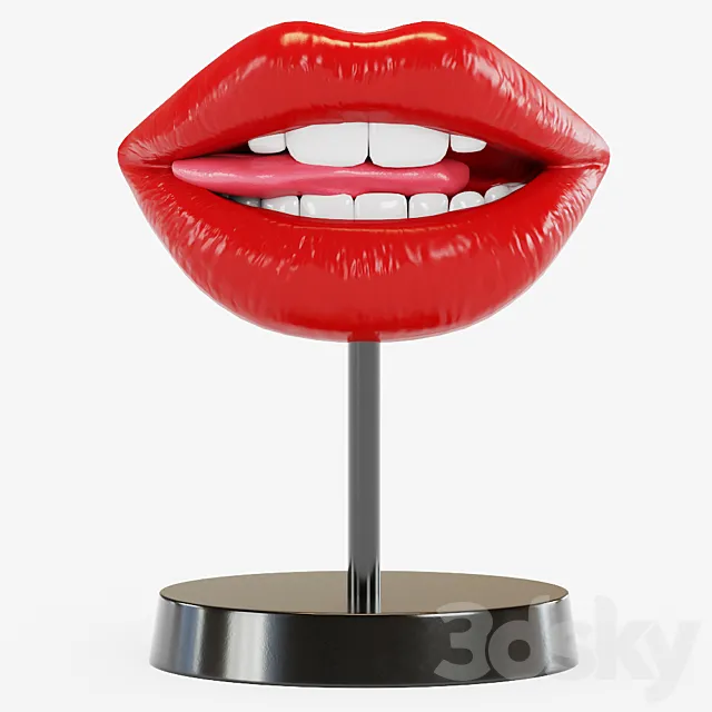 Figurine lips 3DSMax File