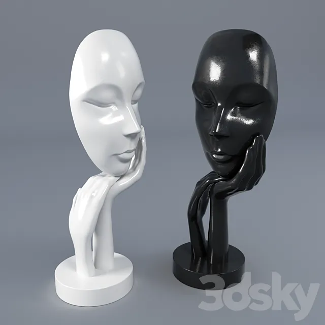 Figurine mask 3DSMax File