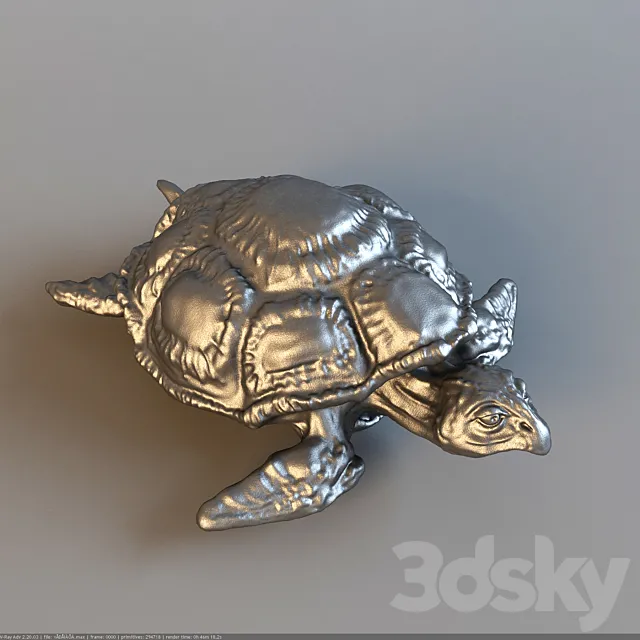 Figurine turtle 3DSMax File