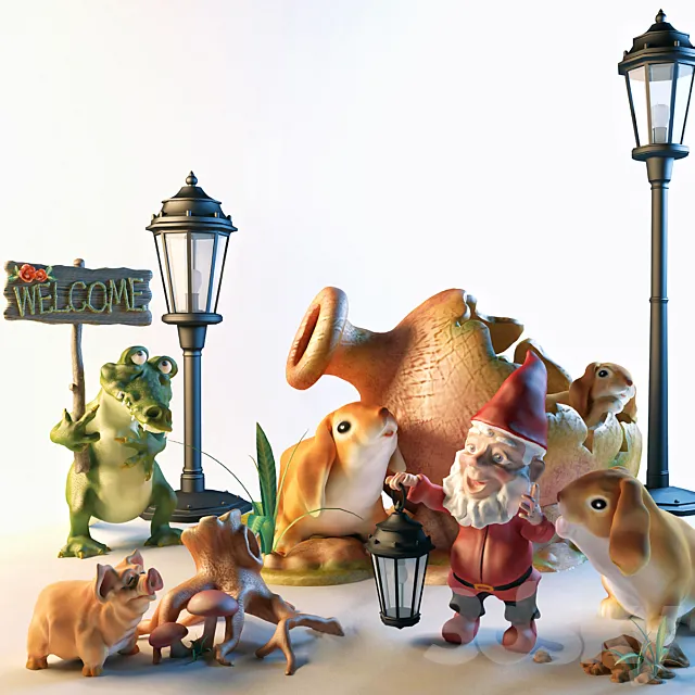 Figurines 3DS Max Model