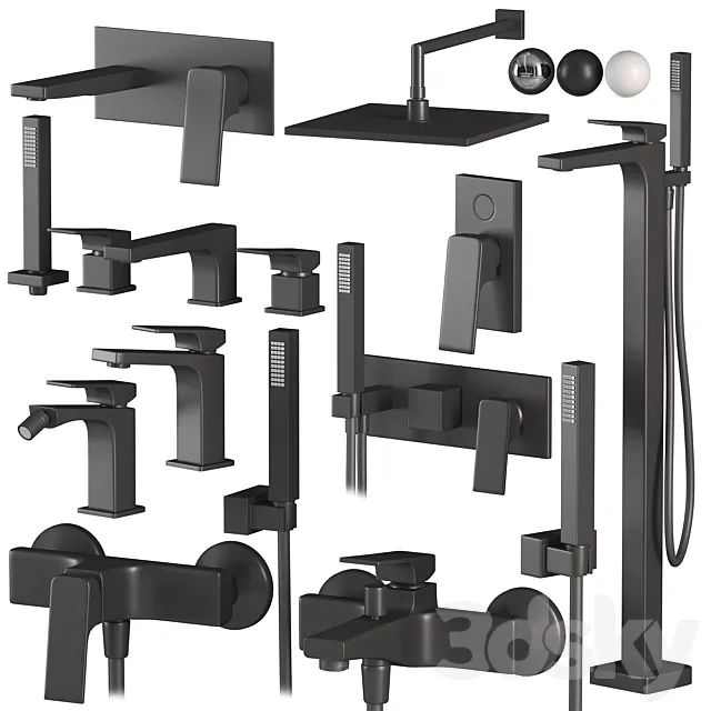 FIMA Carlo Frattini Fit set faucets and showers 3ds Max