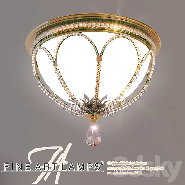 Fine Art Lamps PRUSSIAN NEOCLASSIC 858240-1ST 3ds Max