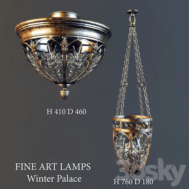 FINE ART LAMPS Winter Palace 3DS Max Model