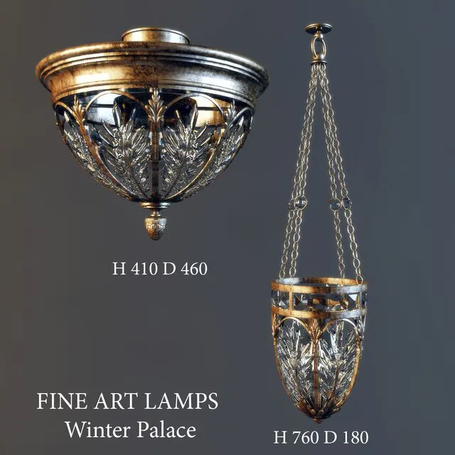 FINE ART LAMPS Winter Palace 3dsMax Model