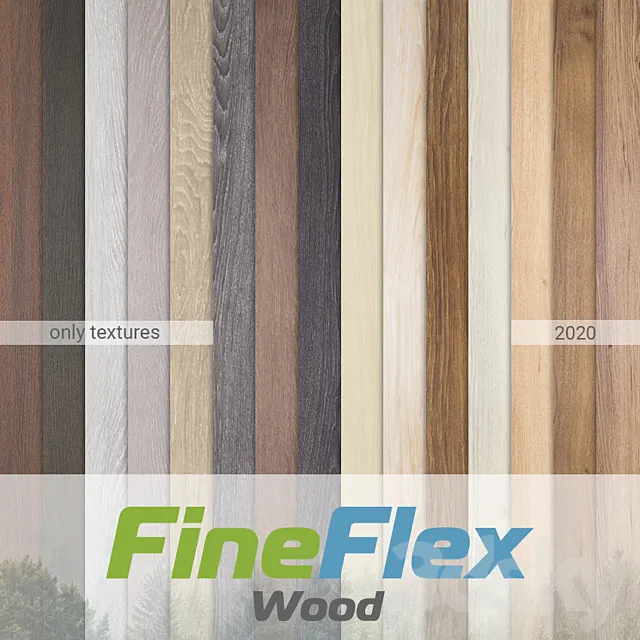 Fine Flex WOOD Collection 3DS Max Model