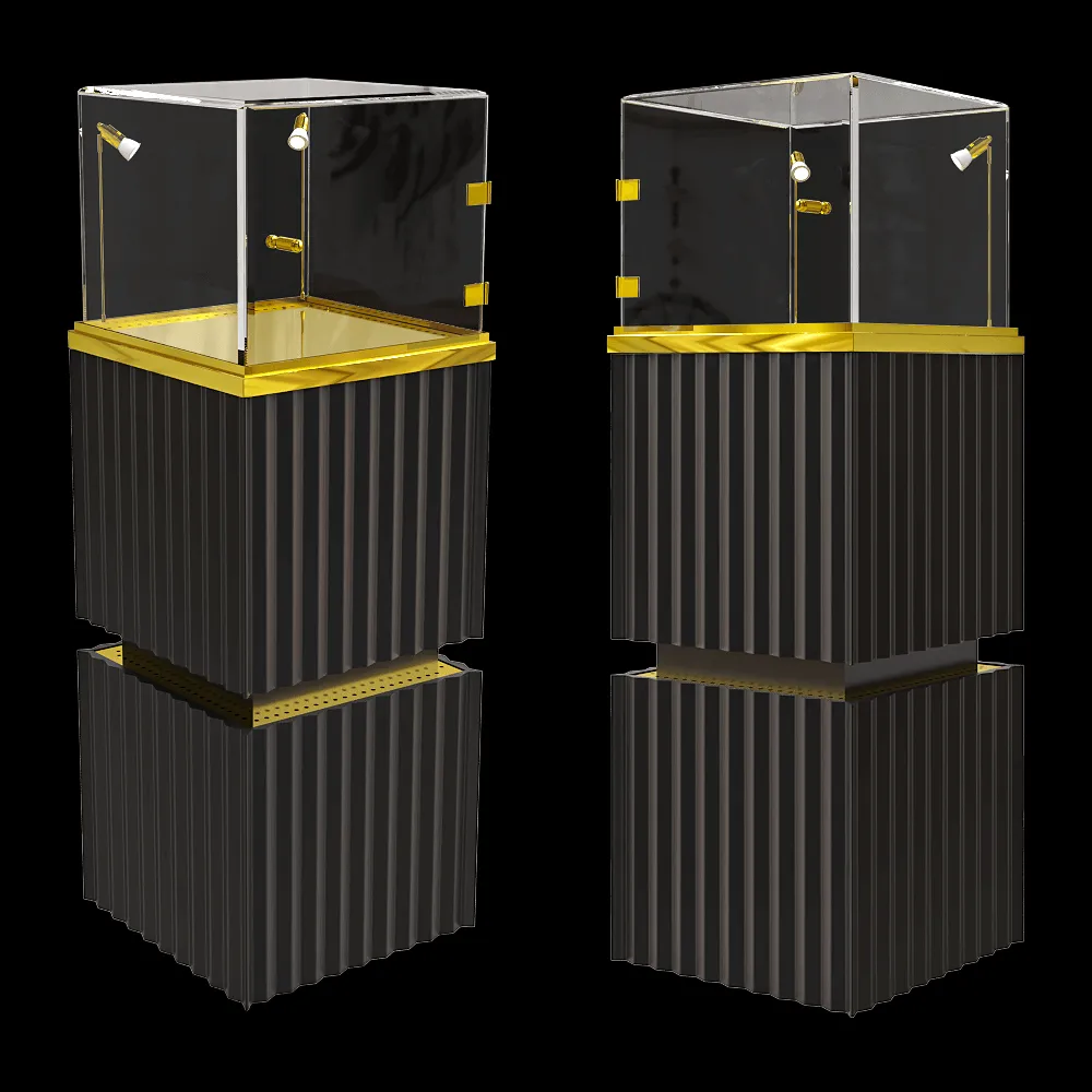 FINIST – Floor showcases for one dessert Uno 3ds Max