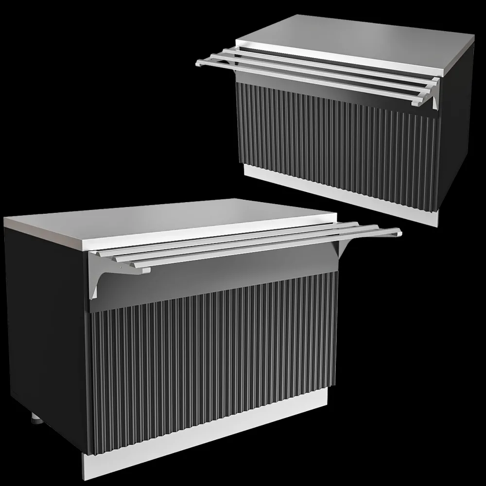 FINIST – Hot food counter 3ds Max