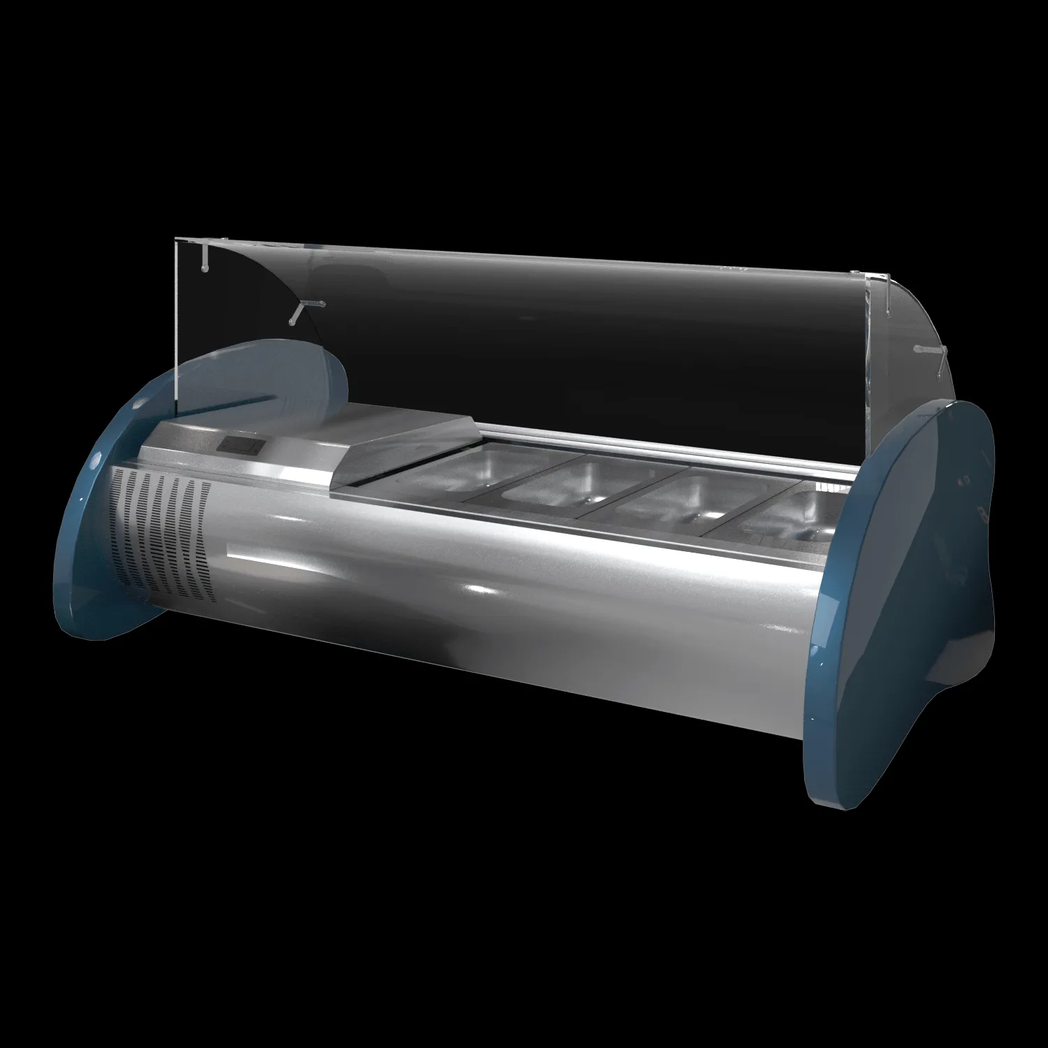 FINIST – Tabletop refrigerated display case “Topping Box” PERFECTUM 3ds Max