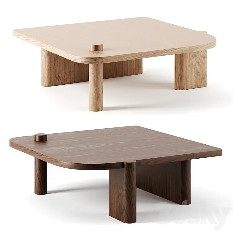FINN TABLE by Egg Collective 3DS Max