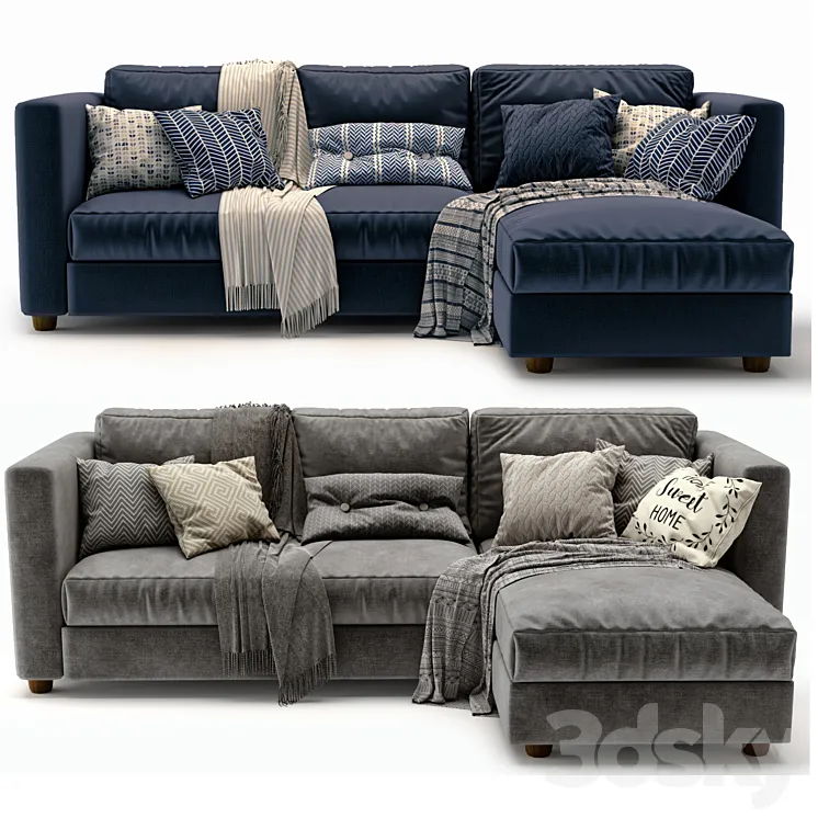 Finnala sofa by IKEA 3DS Max Model