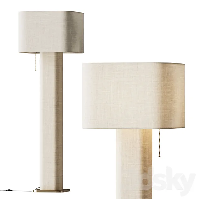 Fiona Floor Lamp 3DS Max Model