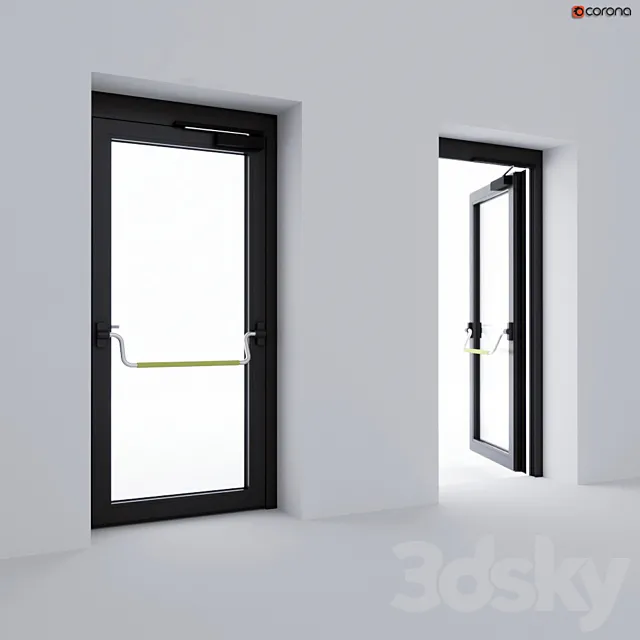 Fire door 3ds Max