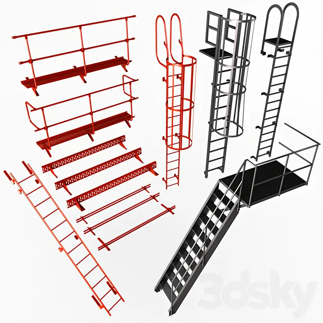 Fire Safety Elements _ Fire Safety Elements 3ds Max