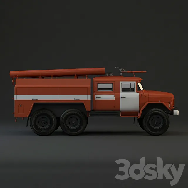 Fire truck 3ds Max