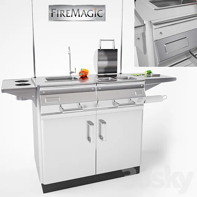 FireMagic Sink 3DS Max Model