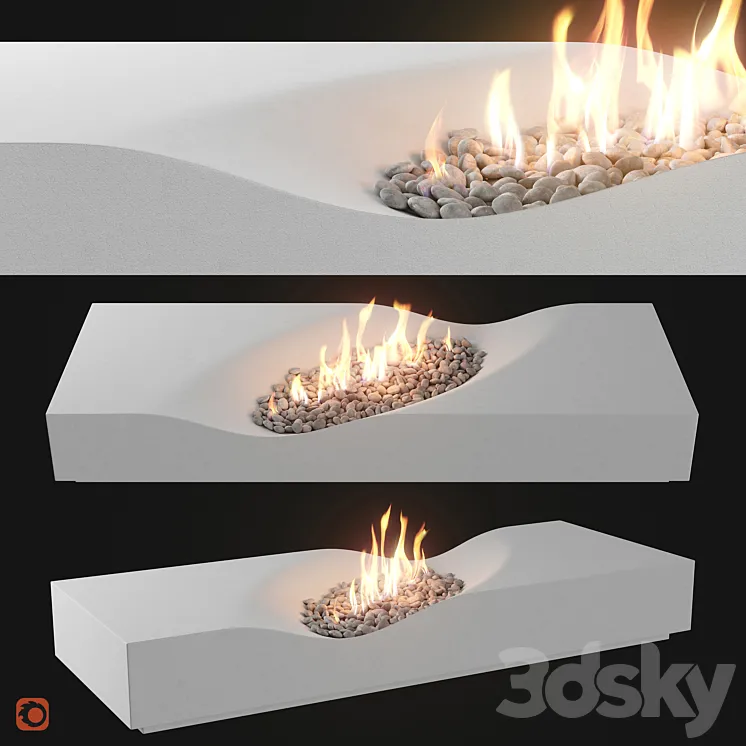 Fireplace 01 3DS Max