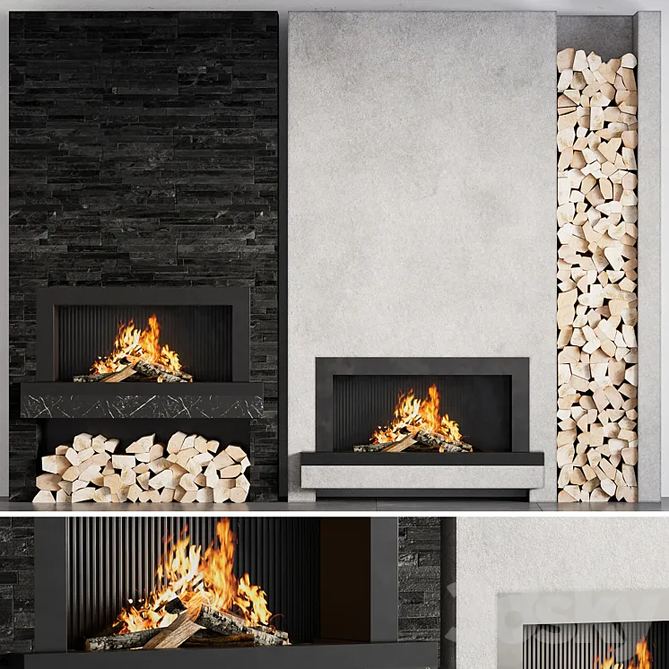 Fireplace 06 3DS Max Model