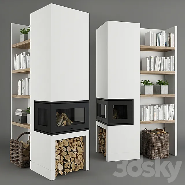 Fireplace 14 3DS Max Model