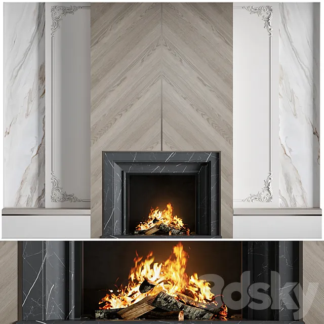 Fireplace 18 3ds Max