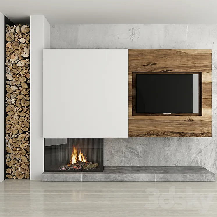 Fireplace 26 3DS Max