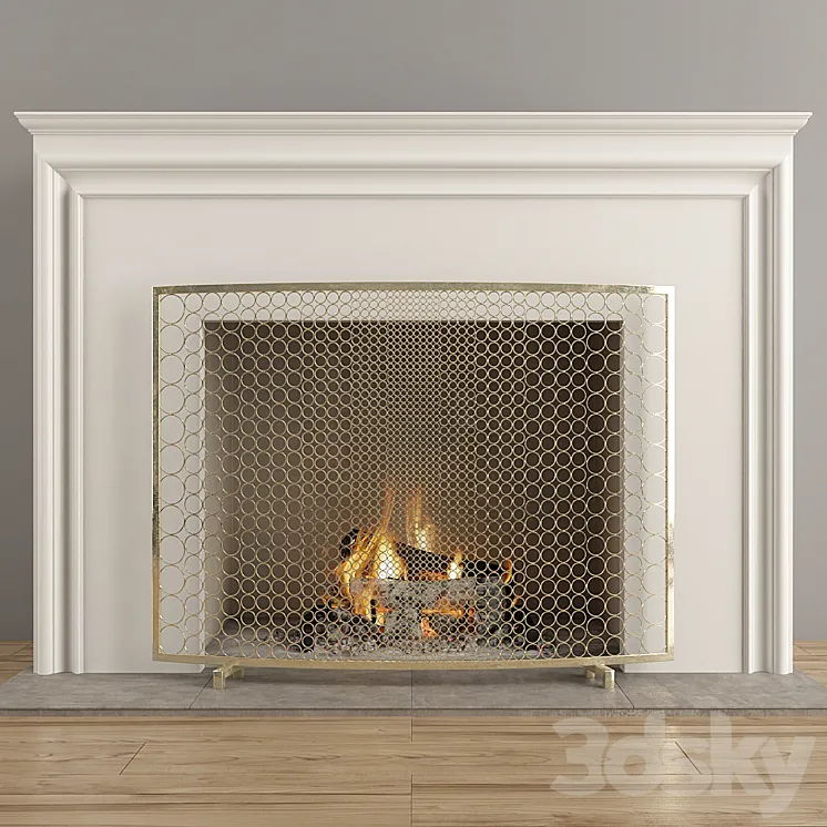 Fireplace 37 3DS Max