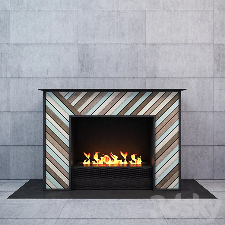 Fireplace 3DS Max