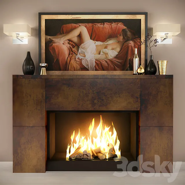 Fireplace 3DSMax File