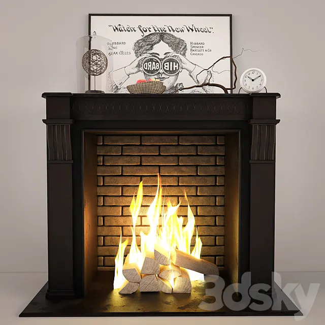 fireplace 3DSMax File