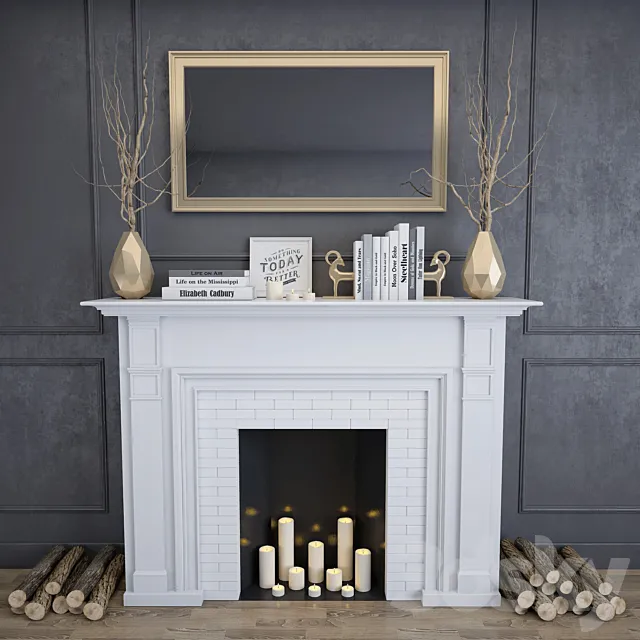 Fireplace 9 3ds Max