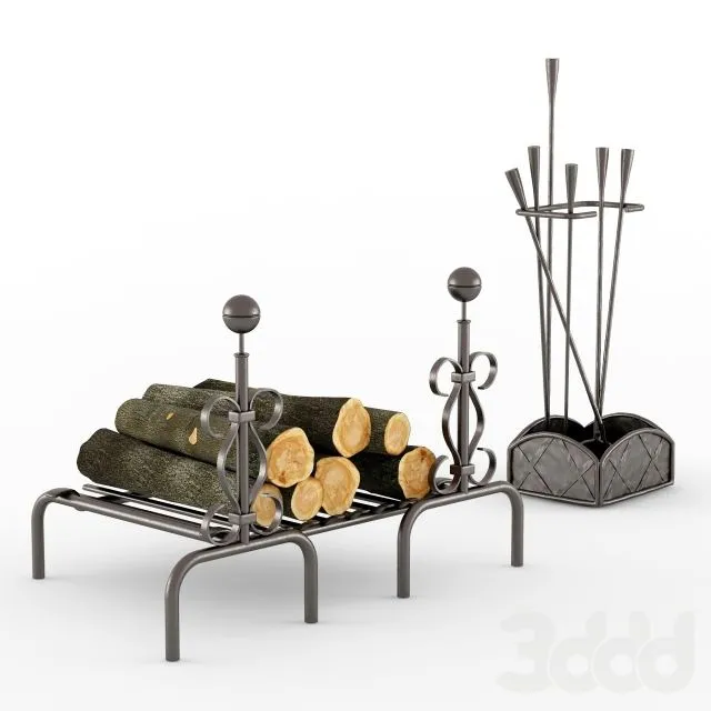 Fireplace accessories Chehoma 3dsMax Model
