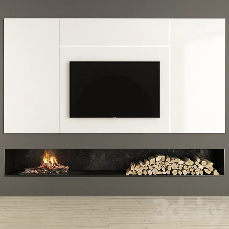 Fireplace and Decor 39 3DS Max
