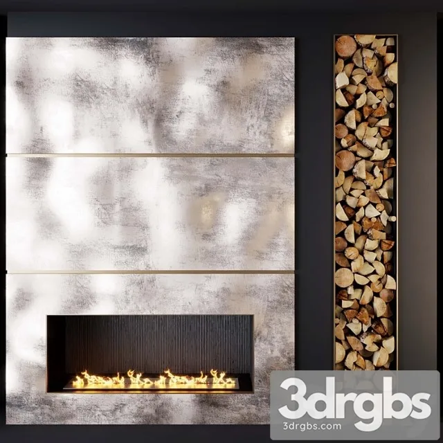 Fireplace and firewood 1 3dsmax Download
