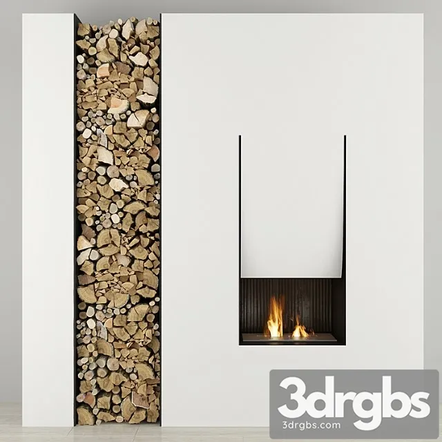 Fireplace and firewood antoniolupi 3dsmax Download