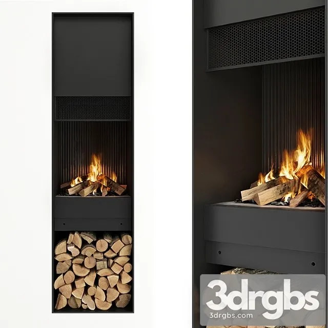 Fireplace and firewood_3 3dsmax Download
