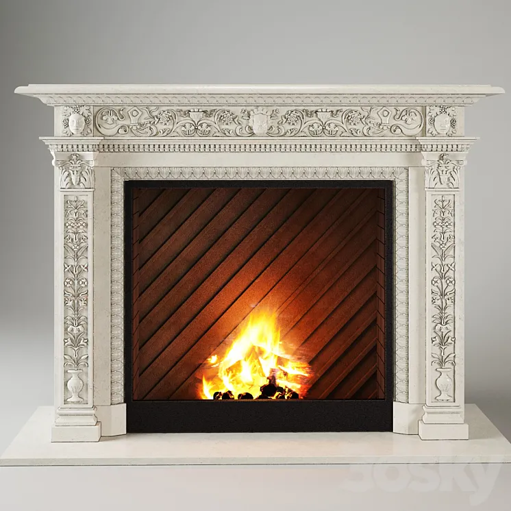Fireplace Artworks Dionis 3DS Max