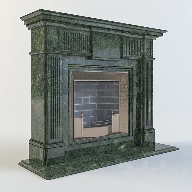 Fireplace Classic. 3ds Max