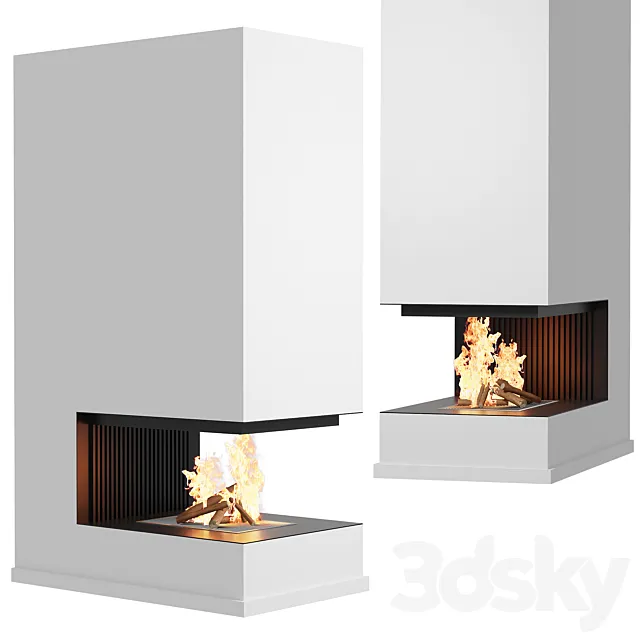 Fireplace – composition 2 3DS Max Model