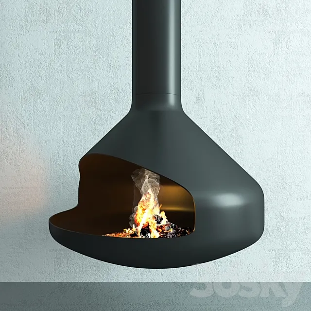 Fireplace Ergofocus 3ds Max