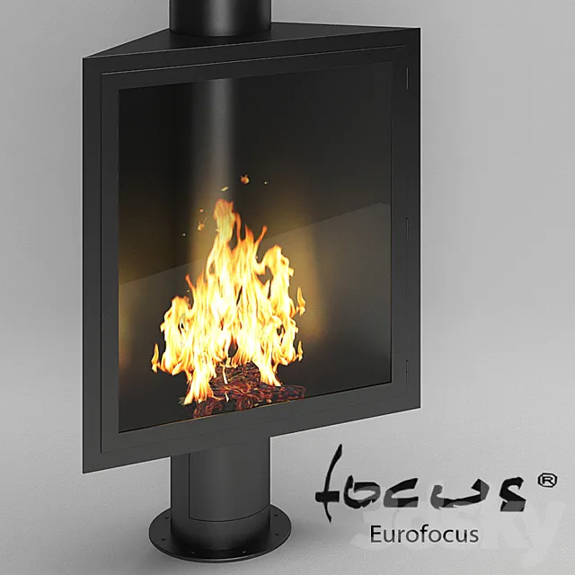 Fireplace Eurofocus 3DSMax File
