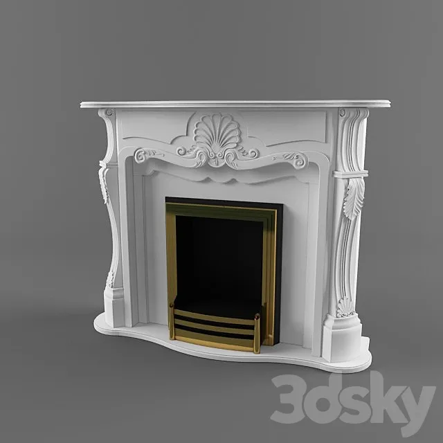 fireplace “Grazia” 3DSMax File