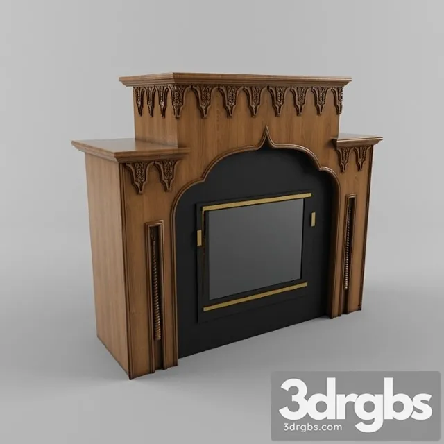 Fireplace In Arabic Stilie 3dsmax Download